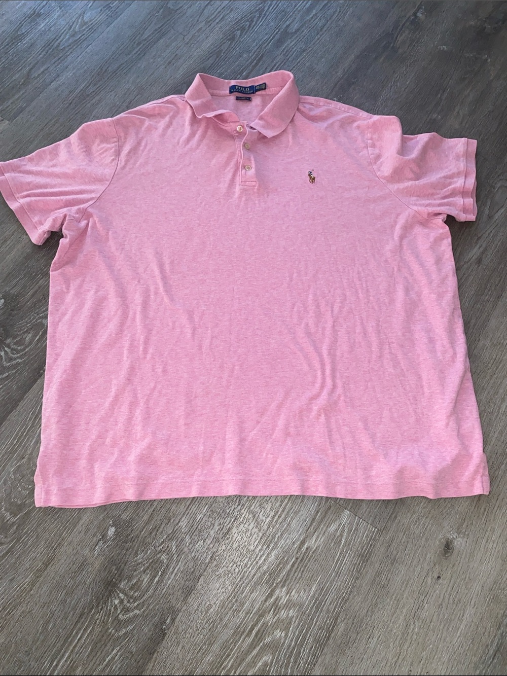 Polo by Ralph Lauren Heather Pink Short-Sleeve Polo Shirt
